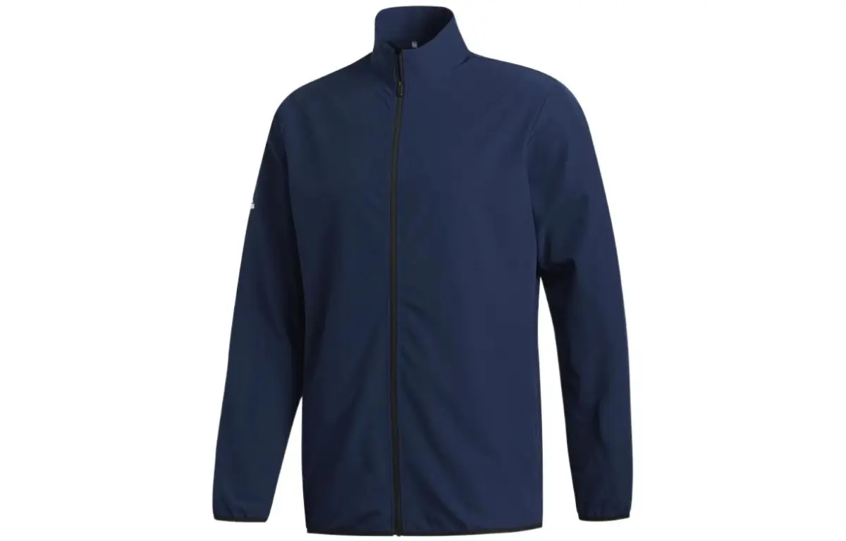 Adidas Jackets Men's Blue Stand Collar Moderate Other