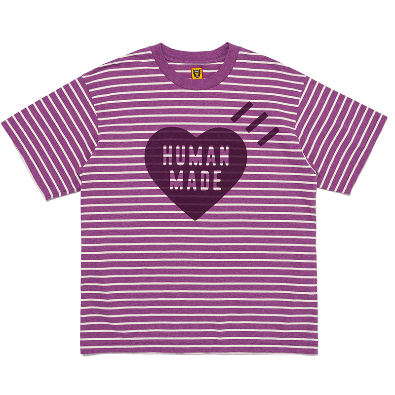 Футболка Human Made Striped (разноцветная)