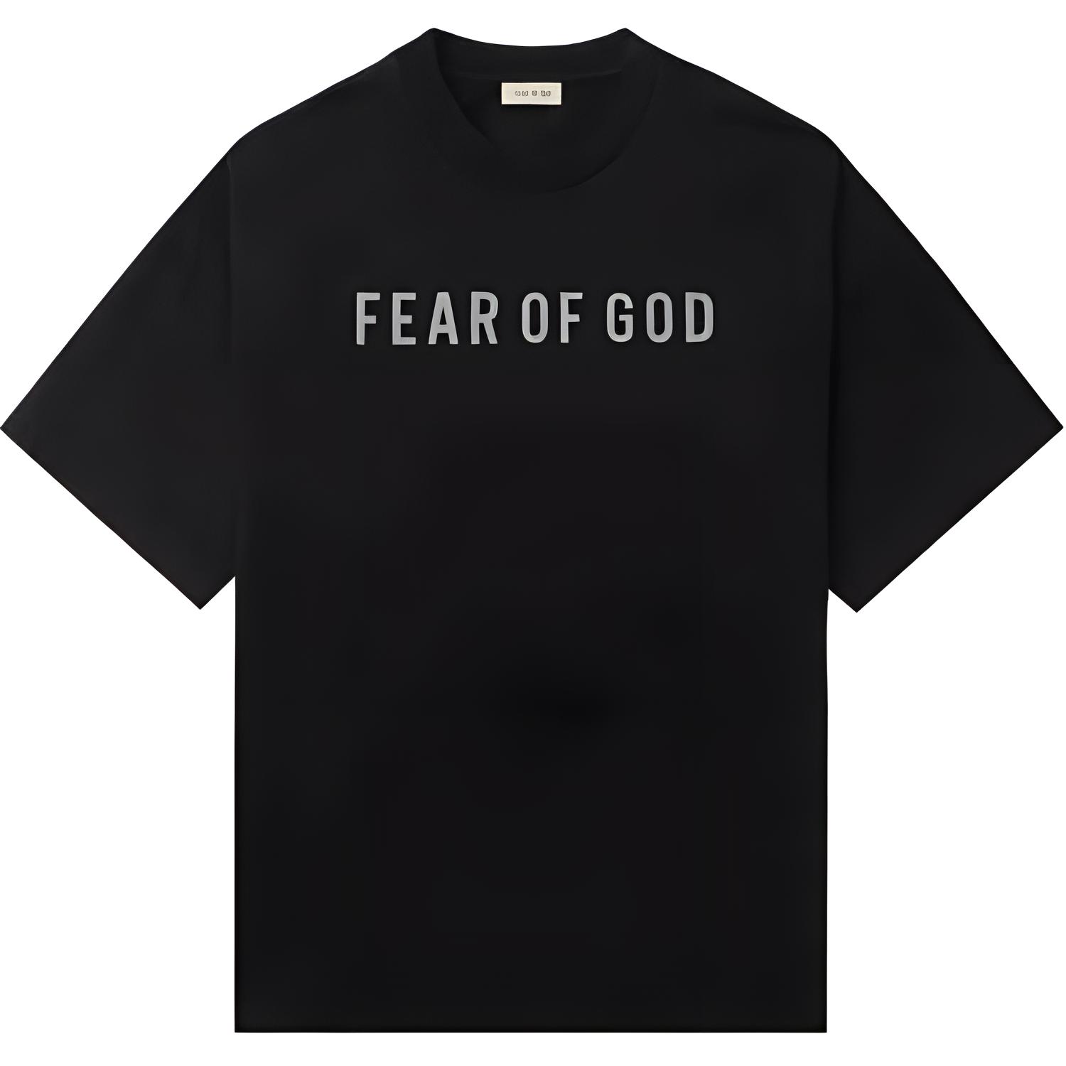 Мужская футболка Fear of God FG24FW50-10155LGHWJ (черная)