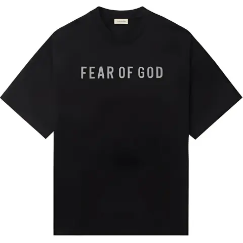 Fear Of God Logo Printed Crewneck T Shirt