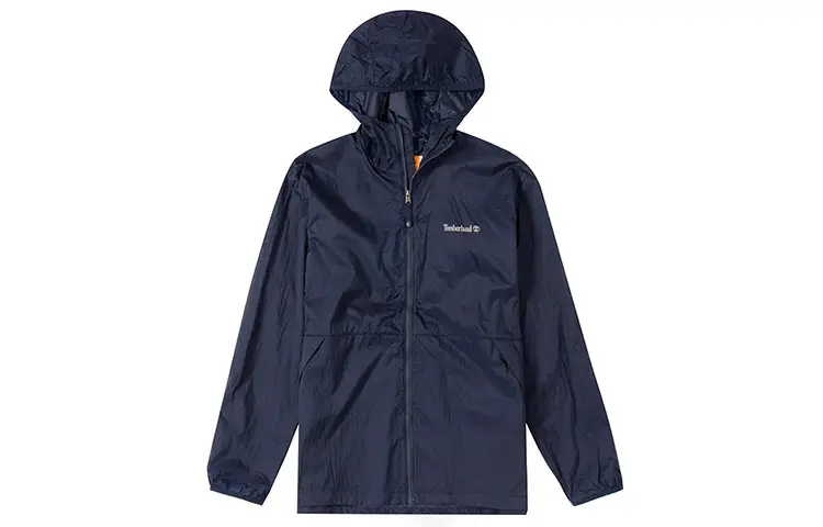 Timberland Jackets Men's Navy Blue Hooded Moderate Other