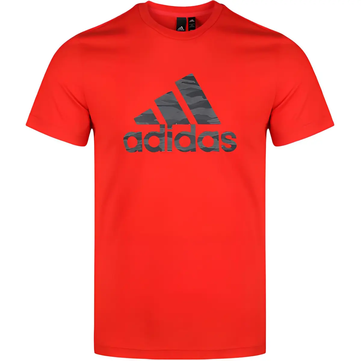 Adidas T-Shirts Men's Red Crew Neck Moderate