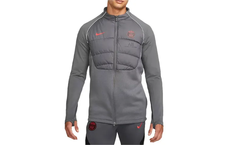 Nike Jackets Men's Gray Collarless Moderate Other