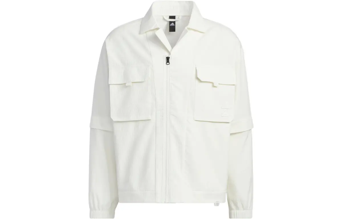 Adidas Jackets & Coats Unisex Bright White