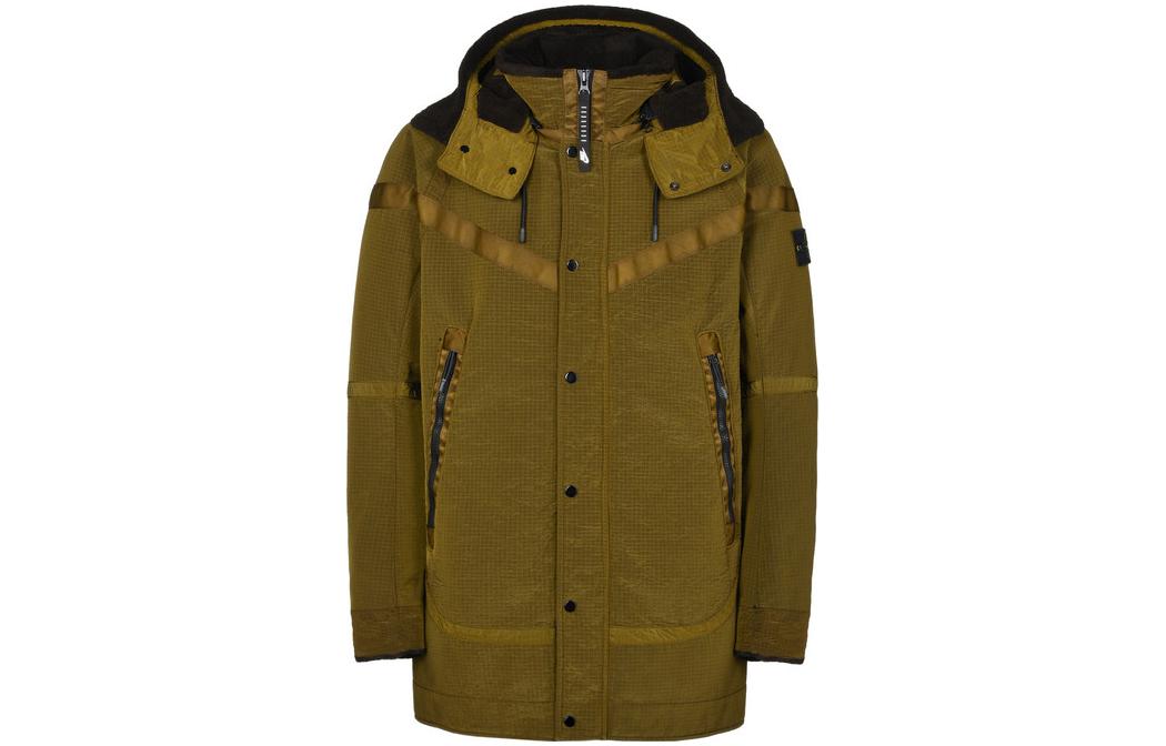 Мужская куртка STONE ISLAND x NIKELEB (коричневая)