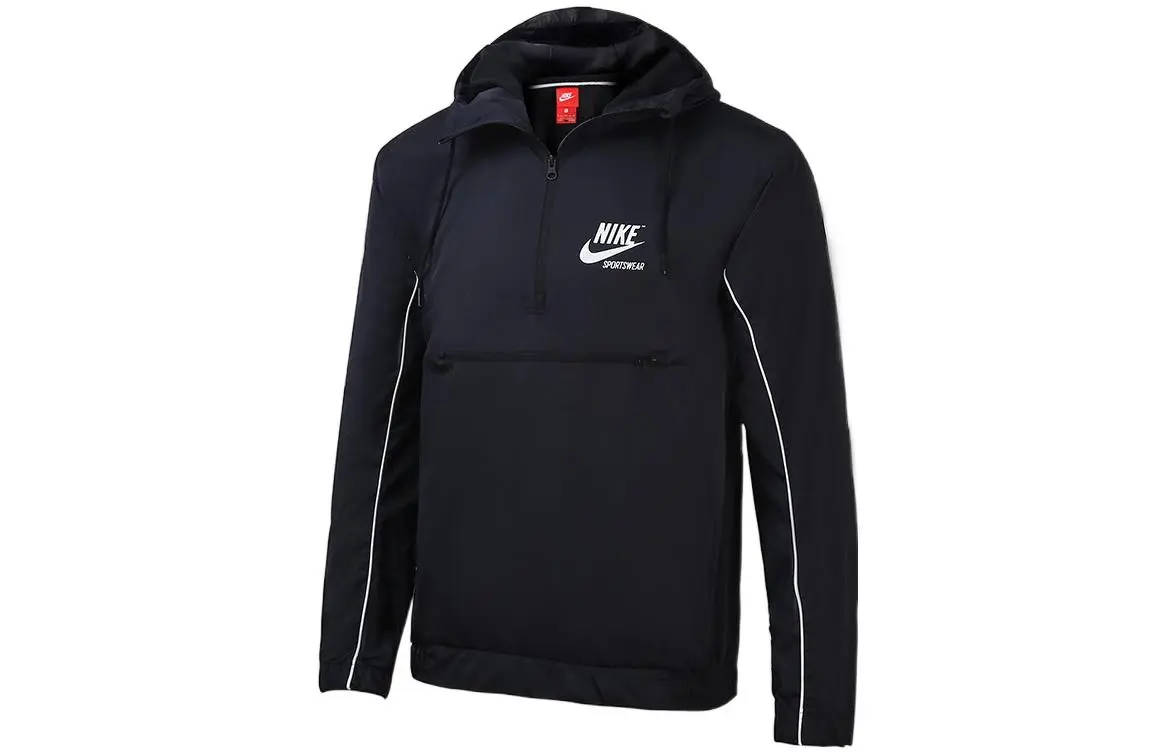 Nike Jackets Men's Black Hooded Moderate Other