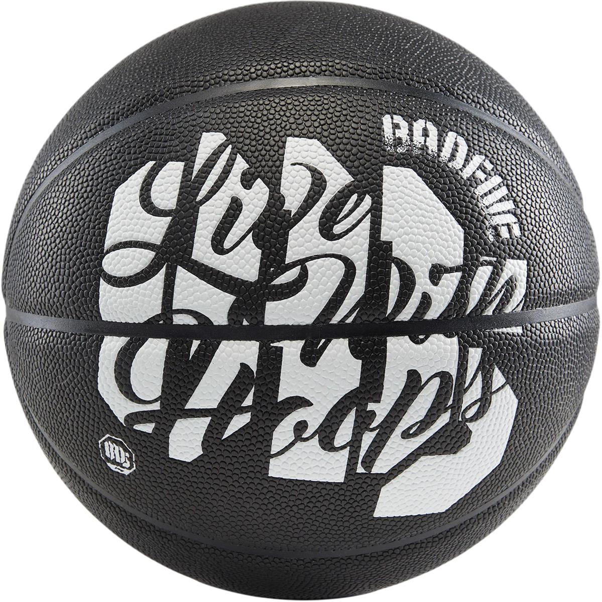 Li Ning Moisture Absorbing Leather Basketball Black White Size 7 Ball Competition Unisex