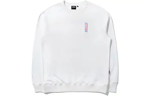 FILA Sweatshirts Men's White Crew Neck Moderate