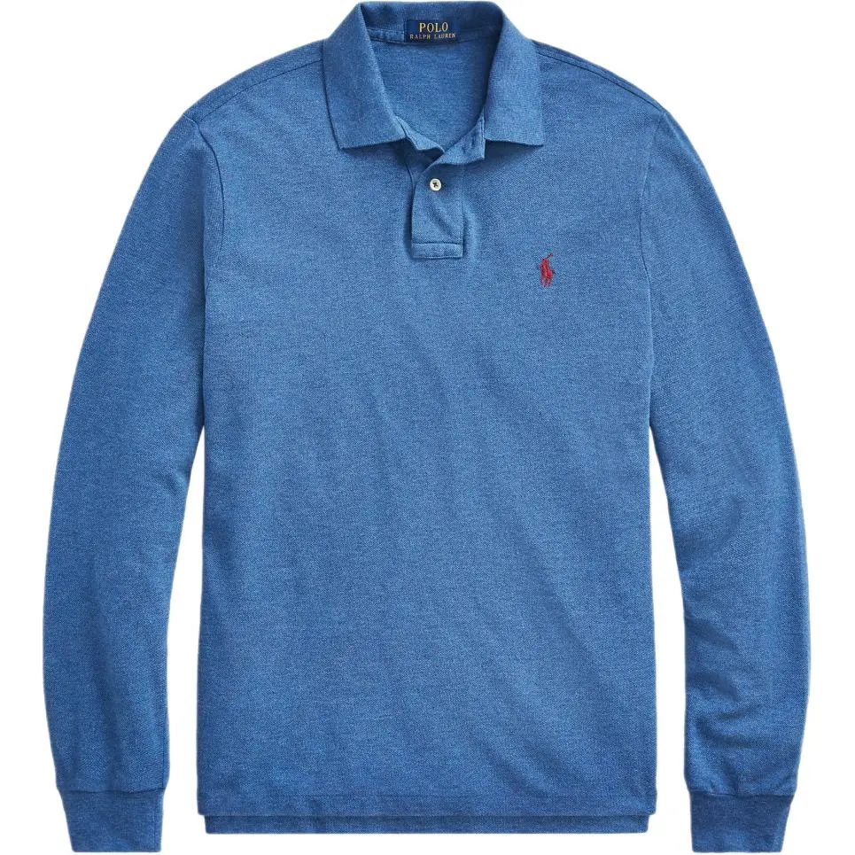 Polo Ralph Lauren Polo Shirt Custom Slim Fit Men's Bright Purple
