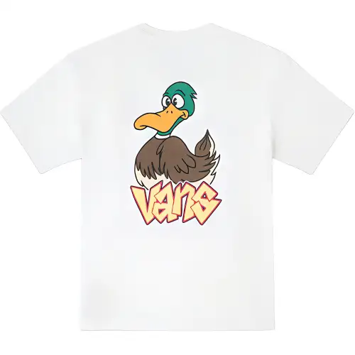 Vans T Shirts Unisex Ecru Crew Neck Moderate Straight Fit