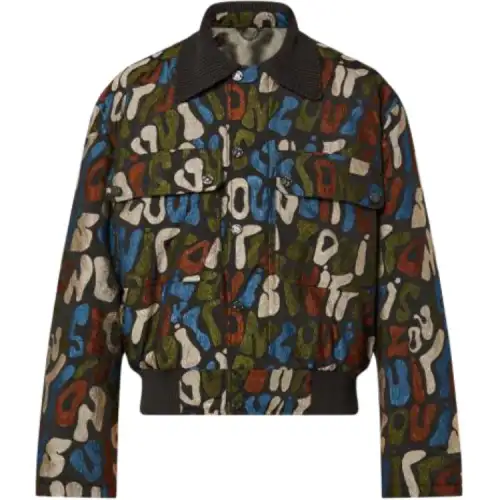LOUIS VUITTON Jackets Men's Multicolor Lapel Moderate Other
