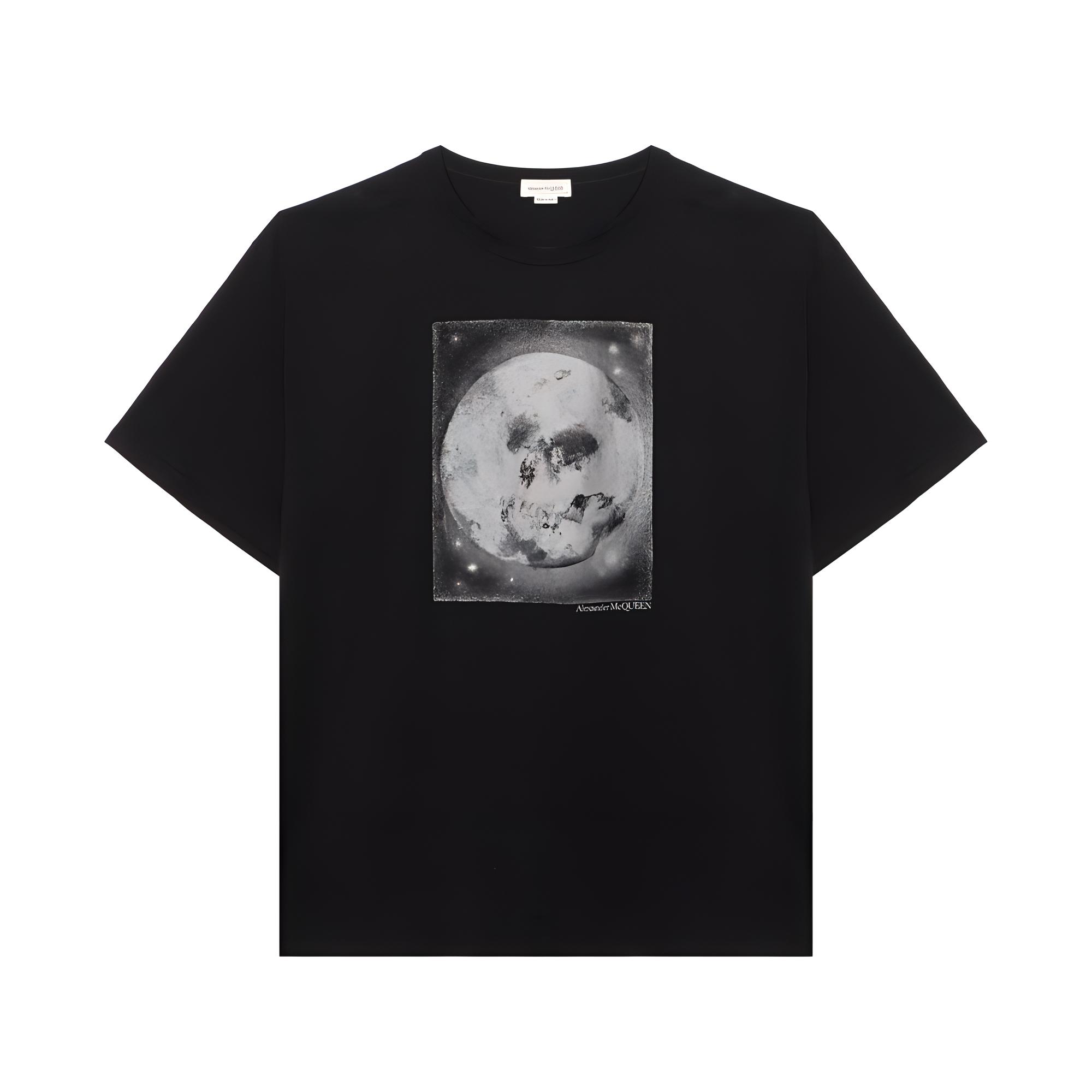 Мужская футболка Alexander McQueen 704971QTZ050901 (черная)
