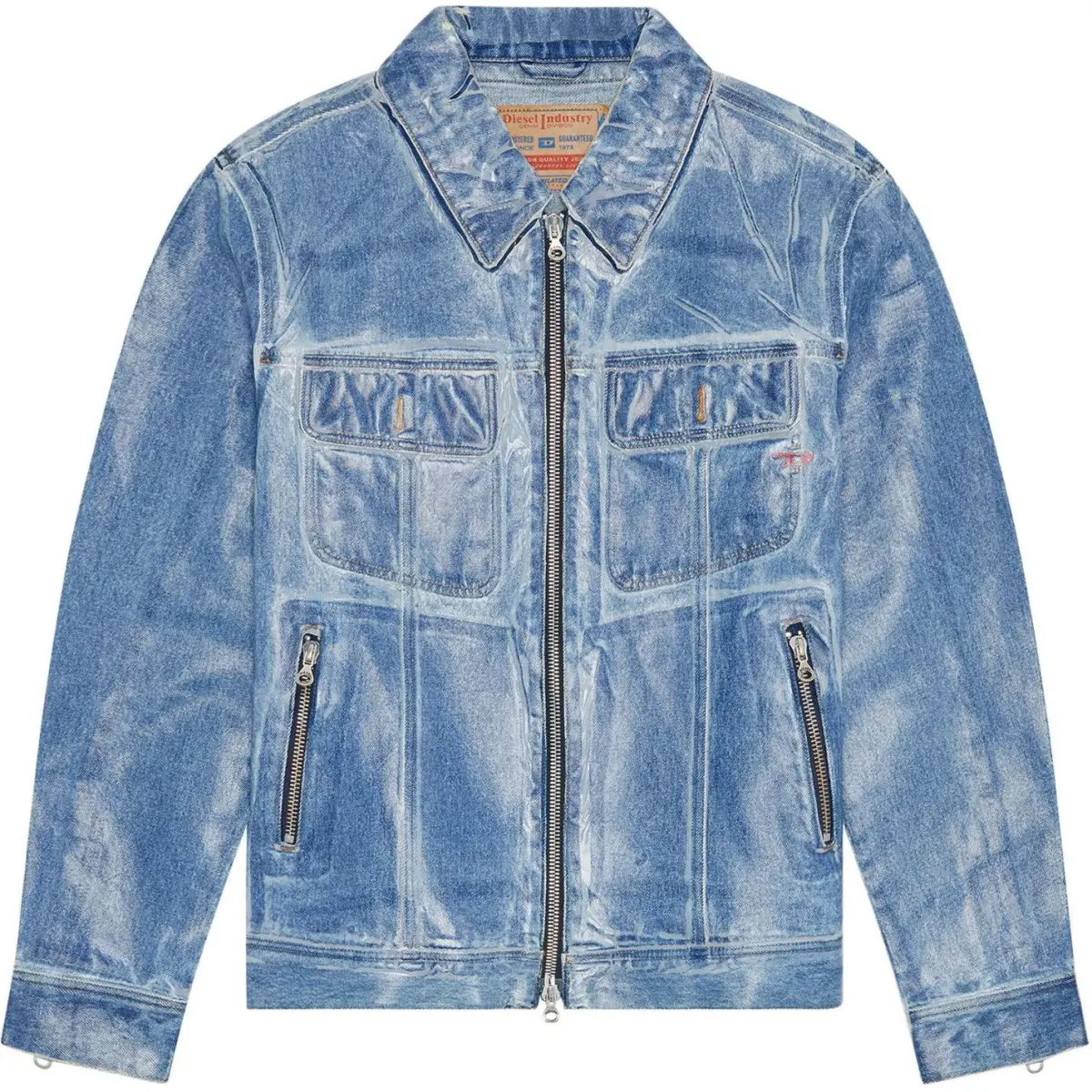 DIESEL FW22 Denim Jacket Men's Blue
