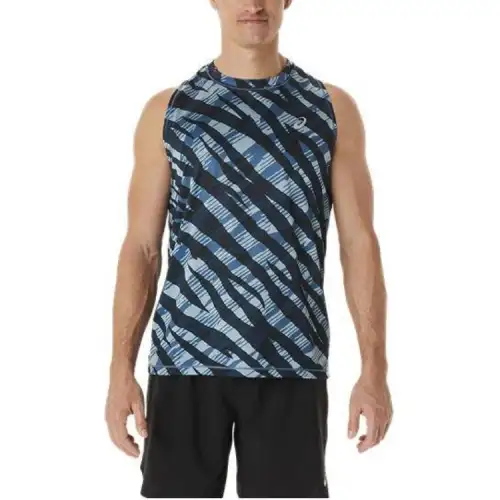 Asics Tank Tops Men's Dark Blue