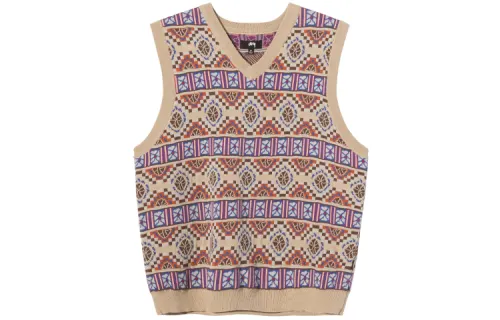 Stussy Vests Unisex V Neck Moderate