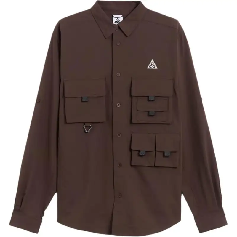 Nike Jackets Men's Brown Lapel Moderate Other