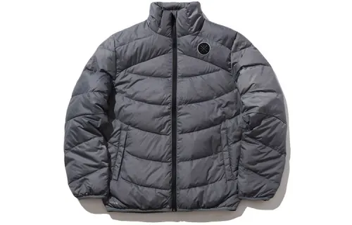 Li Ning Down Jacket Men's Dark Plain Gray