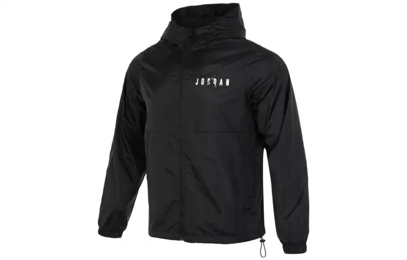 Jordan Jackets Men's Black Hooded Moderate Other