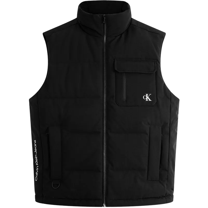Calvin Klein Down Vests Unisex Stand Collar Moderate