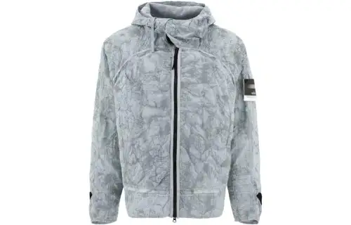 STONE ISLAND Zipped Hooded Jacket