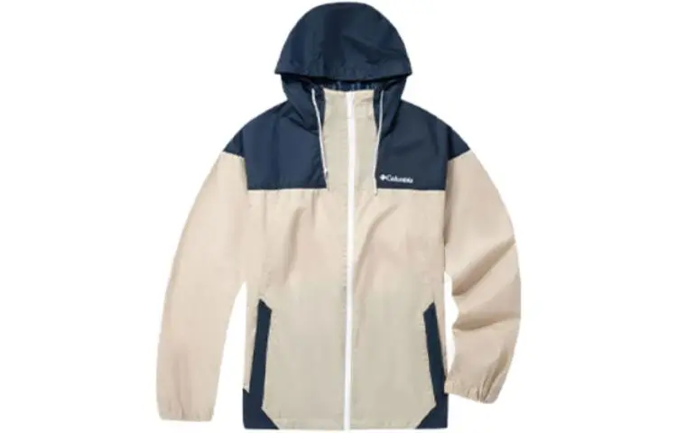 Columbia Jackets Men's Ecru Hooded Moderate Other