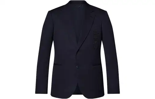 LOUIS VUITTON SS23 Business Suit Coat Men's Marine Blue