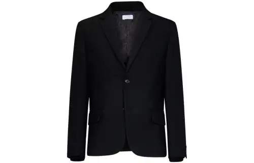 OFF WHITE Business Suits Men's Black Moderate Business Suit