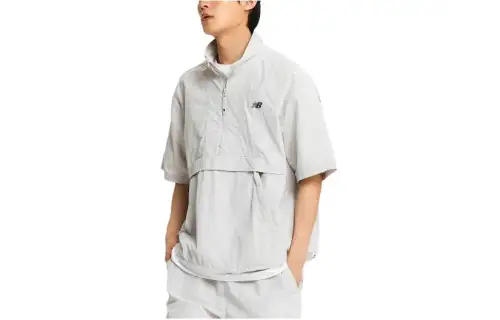 New Balance Jackets & Coats Men's Gray