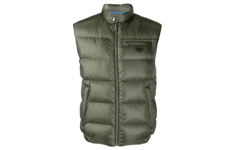 PRADA Vests Men's Jasper Lapel Moderate Other
