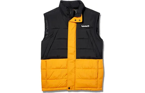 Timberland Vest Men's Black Yellow Multicolor