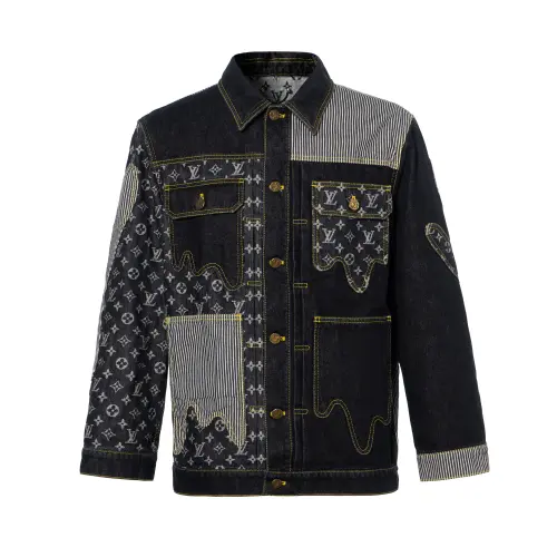 LOUIS VUITTON X Nigo Monogram Crazy Denim Workwear Jacket