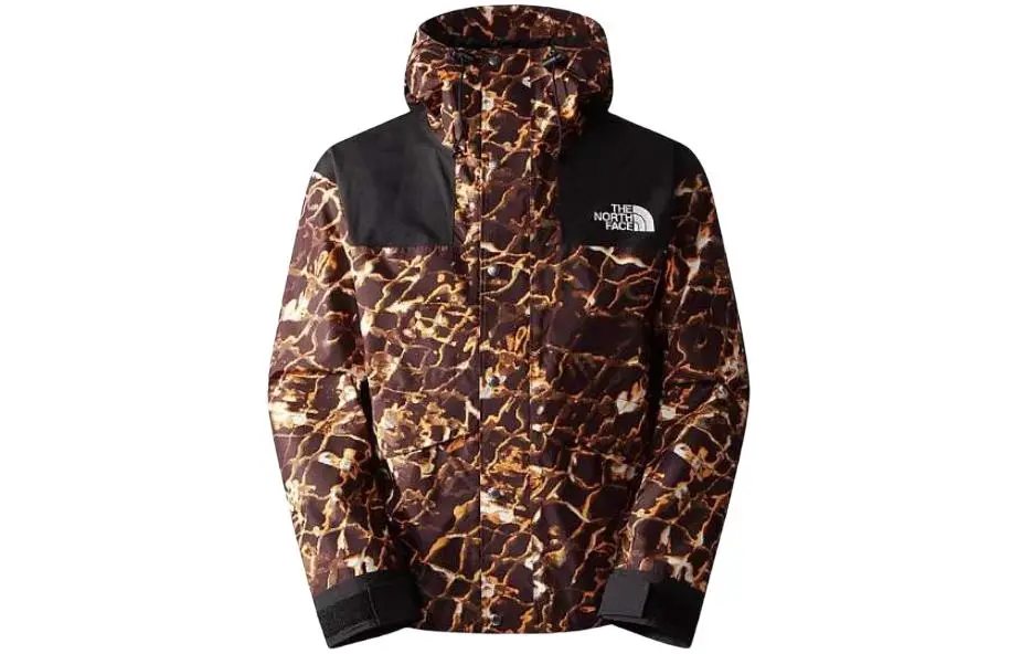 THE NORTH FACE Waterproof And Windproof Windbreaker Jacket Men's Coffee Multicolor