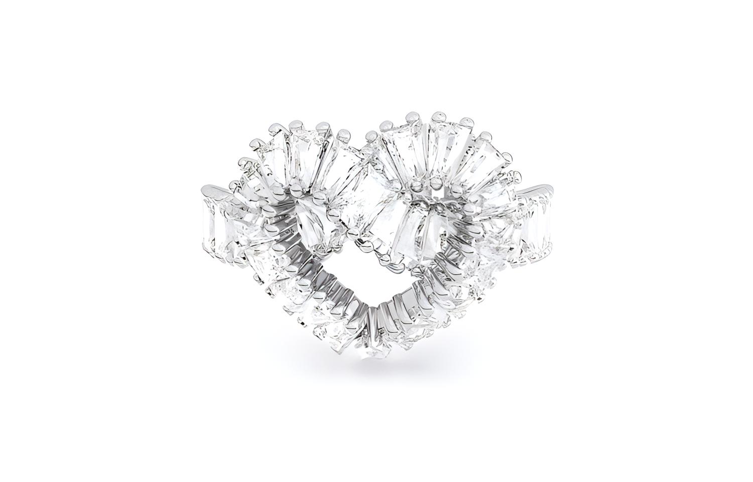 Женское кольцо Swarovski Matrix Tennis (серебряное)