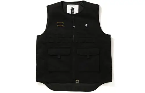 A BATHING APE Head Series Vest Men's Black
