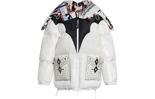 LOUIS VUITTON Stud Pockets Oversized Down Jacket