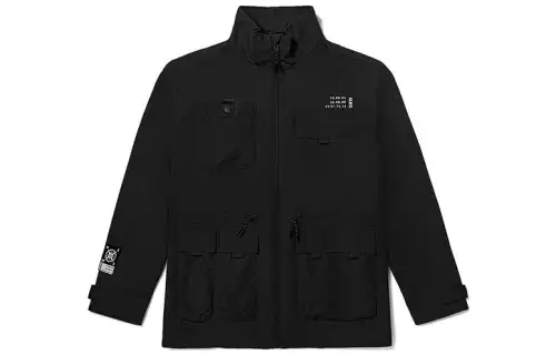 Vans Jackets Men's Black Stand Collar Moderate Other