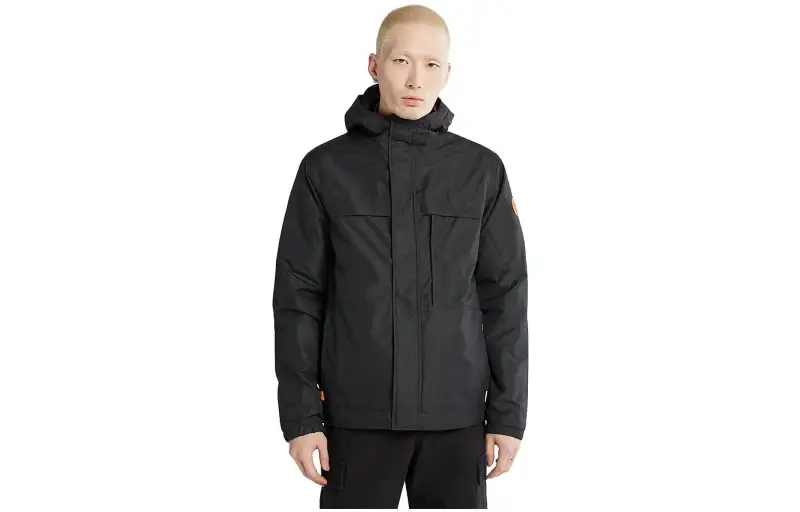 Timberland Jackets Men's Black Hooded Moderate Other