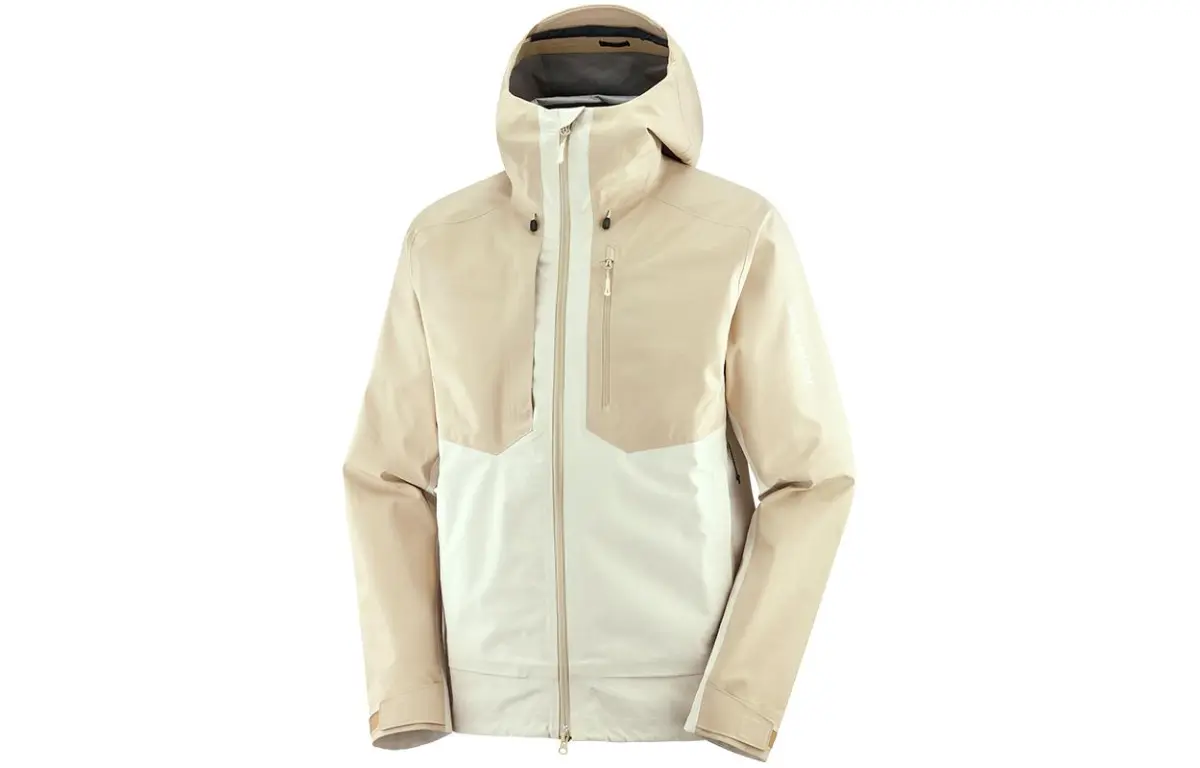SALOMON Windproof Jackets & Coats Men's Earth Gray