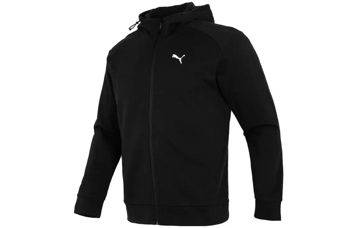 PUMA Jackets Men's Black Hooded Moderate Other