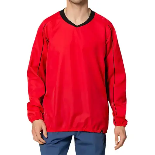 ASICS Sweatshirts Unisex Red V Neck Moderate Other