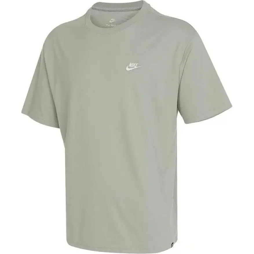 Nike T-Shirts Men's Light Green Crew Neck Moderate