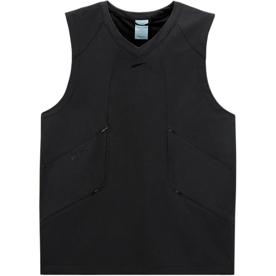 Nike X Drake joint model NOCTA Golf series Vest multi-pocket mesh breathable woven golf vest US version men's black