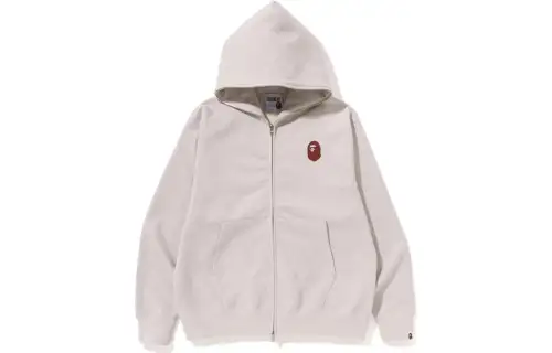 Bape A BATHING APE Relaxed Fit Full Zip Hoodie
