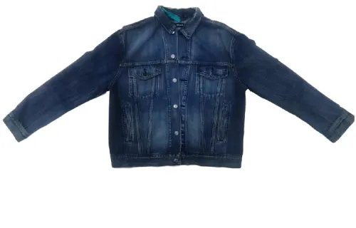 Balenciaga FW21 Denim Jacket Men's Blue