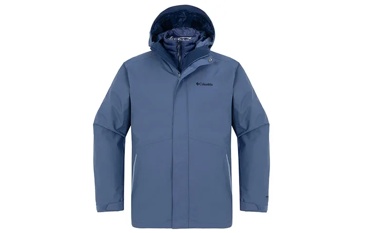 Columbia Windproof, Thermal, And Waterproof Windbreaker Jacket Men's Blue