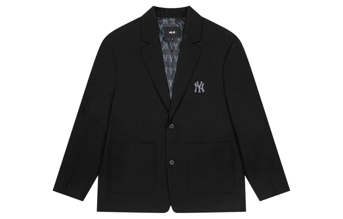 MLB Business Suits Unisex Black V-neck Moderate Business Suit