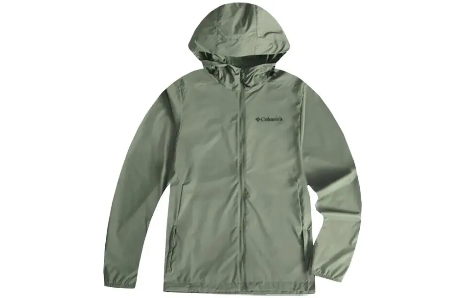 Columbia Jackets Men's Green Hooded Thin Other