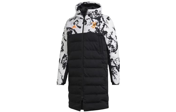 Adidas Down Jackets Men's Black Hooded Moderate Other