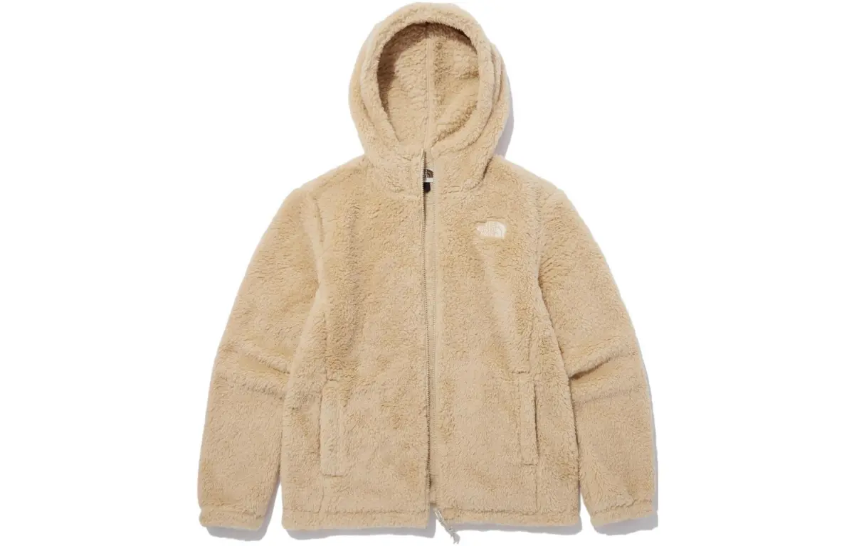 THE NORTH FACE Comfy Ex Fleece Hoodie Light Beige Unisex Korea Version
