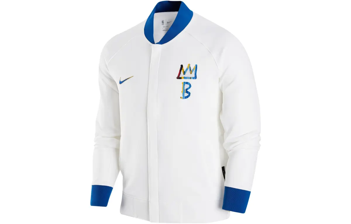 Nike Jackets Men's White Baseball Collar Moderate